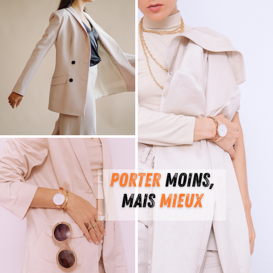 L’art de porter moins, mais mieux