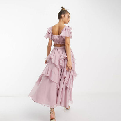 Robe longue manches courtes bohème – Style estival chic
