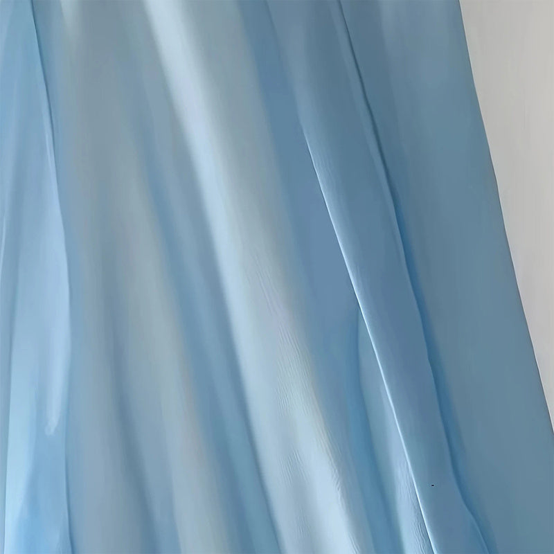 Robe estivale à fleurs ; fluide bohème – Taille cintrée & volants